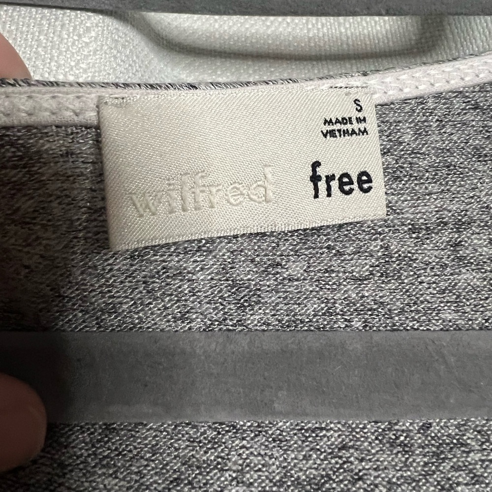 Wilfred Free Gail V Neck Long Sleeve Dress Small Oversized - Picture 4 of 10